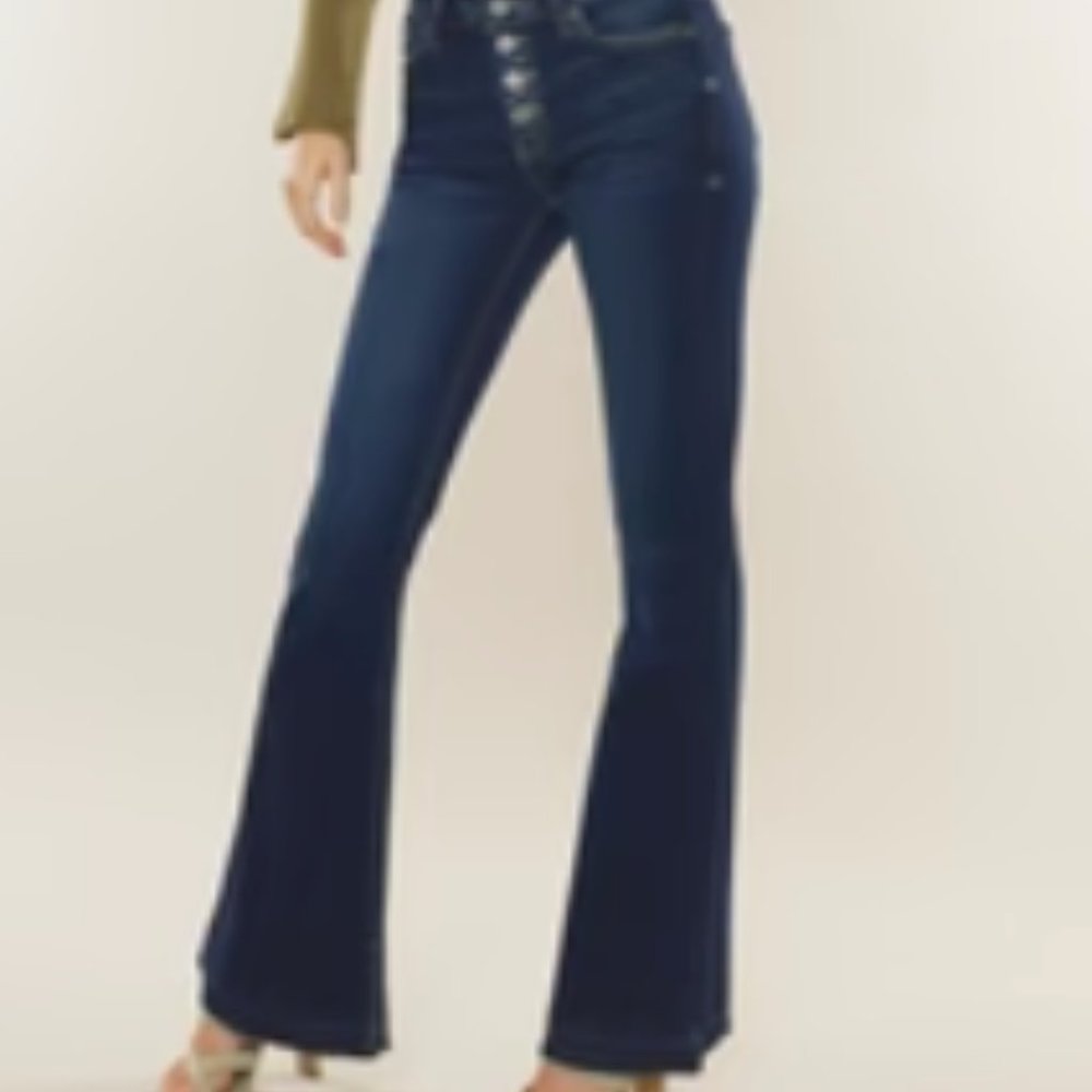 Lurice Mid Rise Flare - Picture 1 of 5